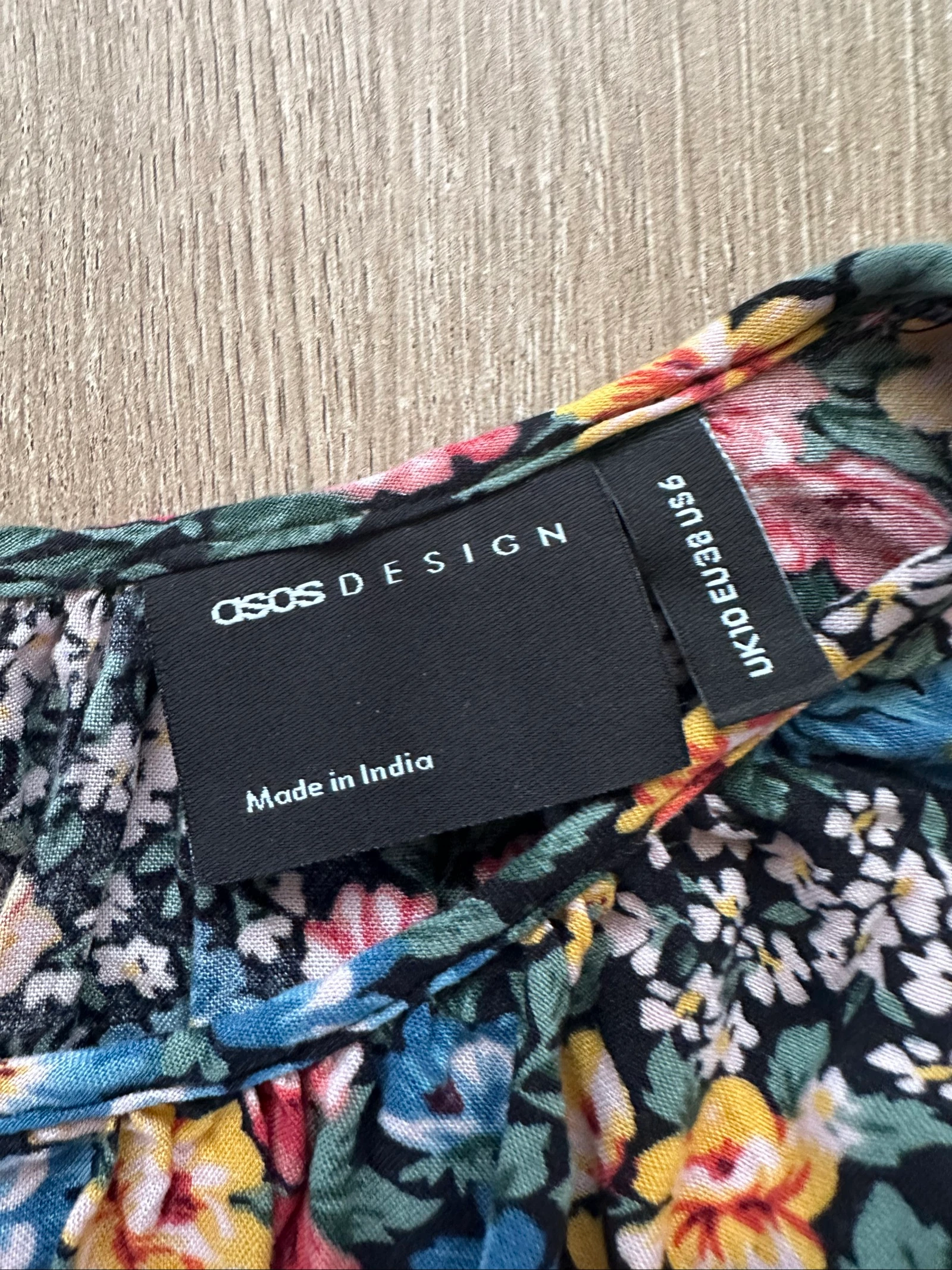 Vestido Floral Smockado Sublime ASOS – Tamanho 38 – Estado Novo – photo 9